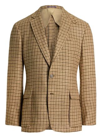 Ralph Lauren Purple Label Blazer a quadri - Toni neutri