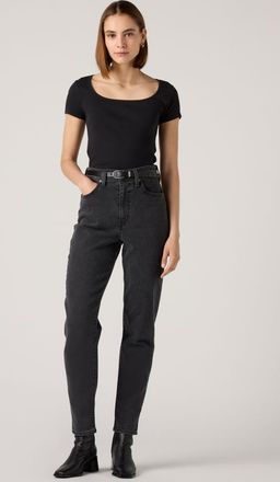 Levi's Mom jeans a vita alta - Donna - 23X27 - Nero / Bomb Dot Com