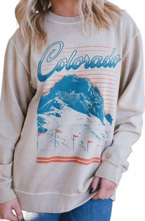 Girl Dangerous Colorado Pullover In Tan