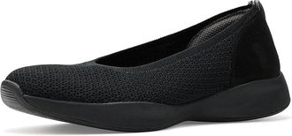 Life Stride Unity Slip-On Shoes Womens Dress Flat Shoes Black : 7.5 M (B), Synthetic