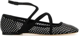 Jimmy Choo London Dames, Schoenen, Zwart, Maat: 36 1/2 EU Leer