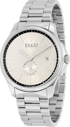 Gucci G-Timeless Automatic Silver Dial Mens Watch YA126320