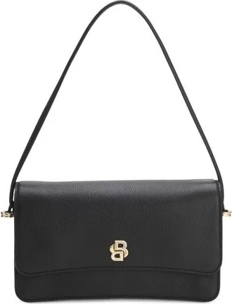 HUGO BOSS Beyond Leather Shoulder Bag in Black at Nordstrom
