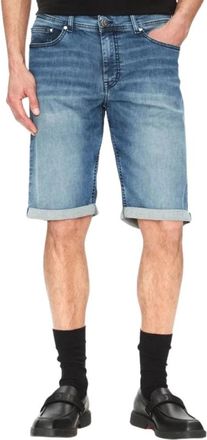 Karl Lagerfeld Denim Shorts - Heren - Denim shorts - Blauw - W33 - Denim - Korte Broeken