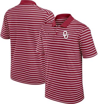 Jordan Brand Mens Jordan Brand Crimson/White Oklahoma Sooners Primetime Victory Striped Performance Polo at Nordstrom, Size Xx-Large