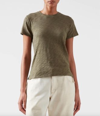 ATM Anthony Thomas Melillo Schoolboy Slub Jersey Tee In Army