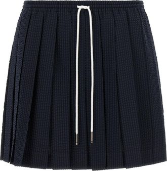 Thom Browne Blue Striped Skirt