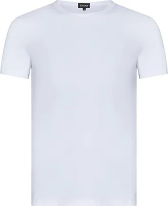 Ermenegildo Zegna Hombre, Camisetas, Blanco, Talla: S