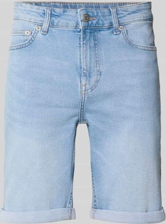Only & Sons Regular Fit Jeansshorts aus Baumwoll-Mix Modell PLY in Hellblau, Gr&ouml;&szlig;e XXL