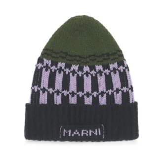 Marni Beanies - Accessories - Hombre - Verde - M
