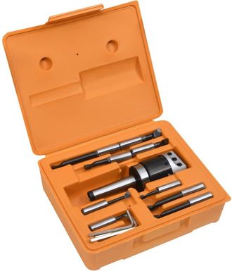 vidaXL Set De Herramientas Perforaci&oacute;n 15 Pzas Cabezal 50mm Mt3-f1-12 Vidaxl