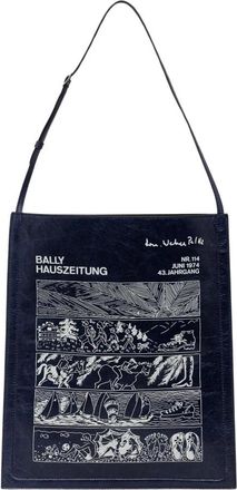 Bally Weekend Bags - Heren - Shoppers - Blauw - ONE Size - Leer - Tassen