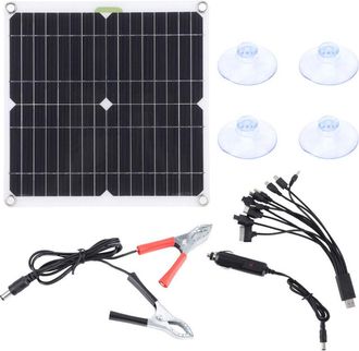 OEM Kit De Cargador Solar Port&aacute;til De 200 W Para Coche, Cargador Universal Para Tel&eacute;fono Mp3 Para Veh&iacute;culos, Autocaravanas Y Yates