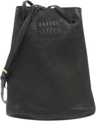 Miu Miu Pre-owned Nappa Aviator shoulder bag - Pre-owned - Mujer - Negro - ONE SIZE