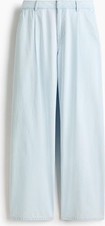 H&M Loose Fit Wide Regular Jeans - Blue