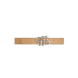 Munthe Camel Stylish Matter Jacket - female - Munthe - Belts - Beige - M/L - Accessories