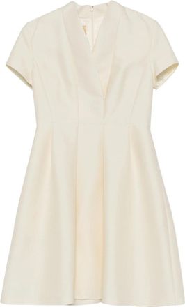 Curiel Short-sleeve Pleated Dress