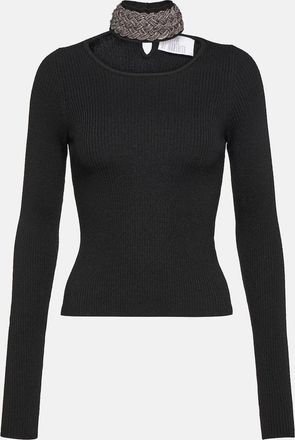 Giuseppe Di Morabito Embellished wool-blend sweater