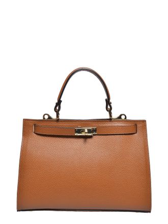 Roberta M COGNAC Rundleer Tas