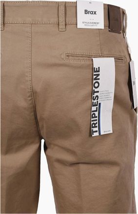 Brax Mens Brax Everest Cotton Chino Stone - Cream - Size: 38