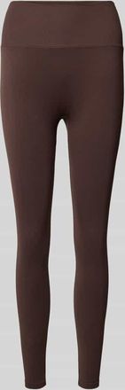 Aim'n Leggings mit Logo in Dunkelbraun, Gr&ouml;&szlig;e XL