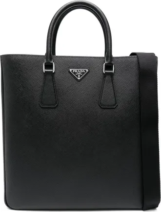 Prada Triangle-logo Tote Bag