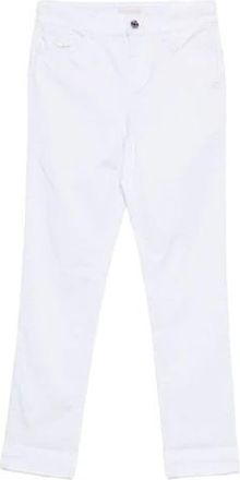 Liu Jo Straight Broeken - Dames - Straight fit broeken - Wit - W28 - Katoen - Broeken