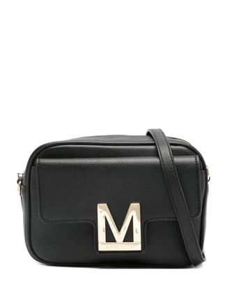 Marc Ellis logo-plaque cross body bag - women - Polyurethane/Polyester - One Size - Black