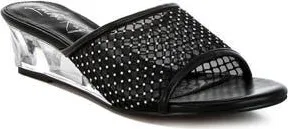London Rag Tempra Wedge Sandal in Black at Nordstrom Rack, Size 8.5