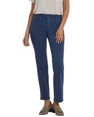 NYDJ Nydj Marilyn Vintage Navy Straight Leg Jean