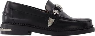 Toga Archives Loafers - Dames - Loafers - Zwart - 39 EU - Leer - Schoenen