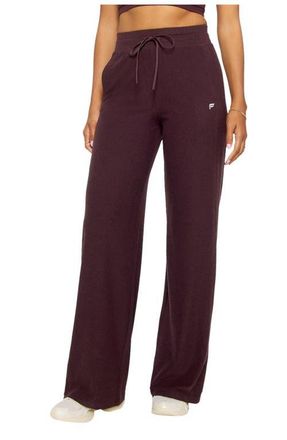 Fabletics Womens Cloud Jersey Wide Leg Pant in Oxblood Heather at Nordstrom, Size Xx-Large