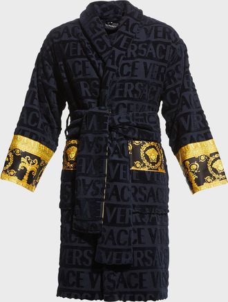 Versace Unisex Barocco Sleeve Robe