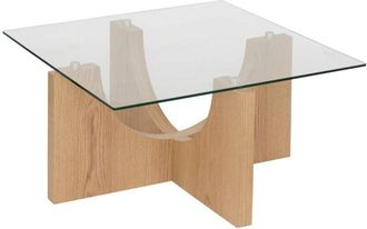 Atmosphera Atmosphera - Mesa De Centro Etini Miel 85x85x45cm Cr&eacute;ateur DInt&eacute;rieur