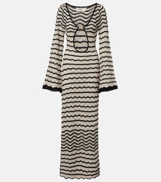 Bananhot Rey crochet cotton-blend maxi dress