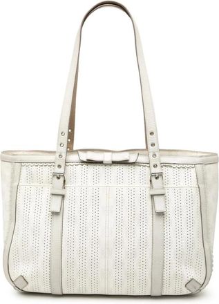 Loewe Pre-owned Tote Bags, female, White, Size: ONE SIZE Pre-owned This Is a Tote Bag