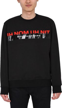 Ih Nom Uh Nit Black Crew Neck Sweatshirts