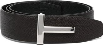 Tom Ford Dark Brown Leather Belt