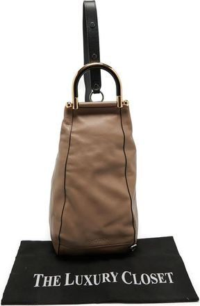 J.W.Anderson Asymmetrische leren rugzak - Beige