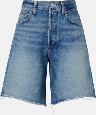 A Gold E Indra denim Bermuda shorts