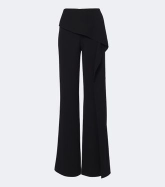 Roland Mouret Draped wide-leg pants