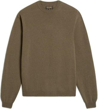 Woolrich Maglione girocollo in lana dagnello Gg12 - - Knitwear - Uomo - Verde - L