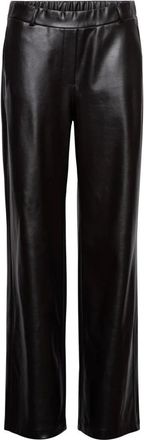 &Co Woman Broeken, Dames, Bruin, 2Xl, Leer, Houda Wijde Broek