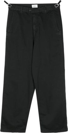 Haikure Heren Twill Broek Cassidy Stijl - Heren - Straight fit broeken - Zwart - W30 - Broeken