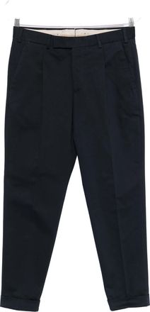 Pantaloni Torino Mens Rebel Trousers - Dark Blue Cotton - Size EU 50 (Mens)