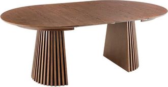 Global Interiors Ausziehbarer Design Esstisch Walhalla 120-160-200 cm - Eiche Dunkelbraun