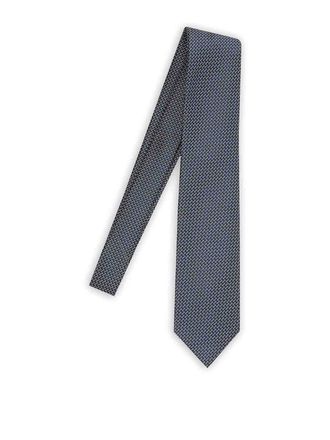 Tom Ford Geometric Pattern Silk Tie