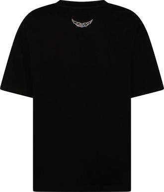 Zadig&Voltaire T-Shirts And Polos Blacks And Greys-Donna