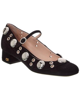 Valentino Nellcote Mary-Jane 30 Suede Pump