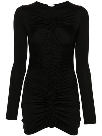 La Reveche Lillibet draped mini dress - Black